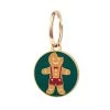 The Bite Before Christmas Enamel Pet Charm -Erstwilder pebda7 1