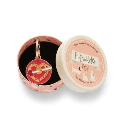 A Shot Through The Heart Enamel Pet Charm -Erstwilder pef4bb 1