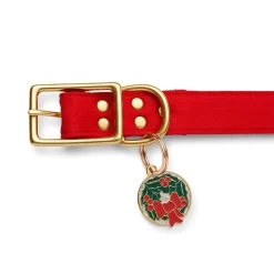 Deck The Halls Enamel Pet Charm -Erstwilder pet0004 1000 deck the halls enamel pet charm 4
