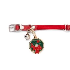 Deck The Halls Enamel Pet Charm -Erstwilder pet0004 1000 deck the halls enamel pet charm 5