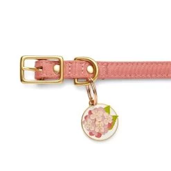 Heartfelt Hydrangea Enamel Pet Charm -Erstwilder pet0006 2100 heartfelt hydrangea enamel pet charm 4