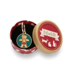 The Bite Before Christmas Enamel Pet Charm 10 The Bite Before Christmas Enamel Pet Charm -Erstwilder pet000 4