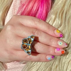 Prince Of Orange Statement Ring -Erstwilder ri 0004