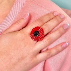 Poppy Field Statement Ring