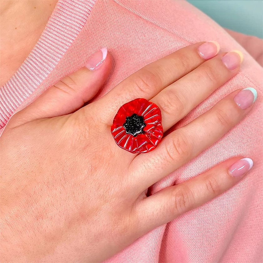Poppy Field Statement Ring 3 Poppy Field Statement Ring