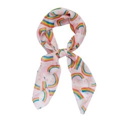 Rainbow Heart Head Scarf