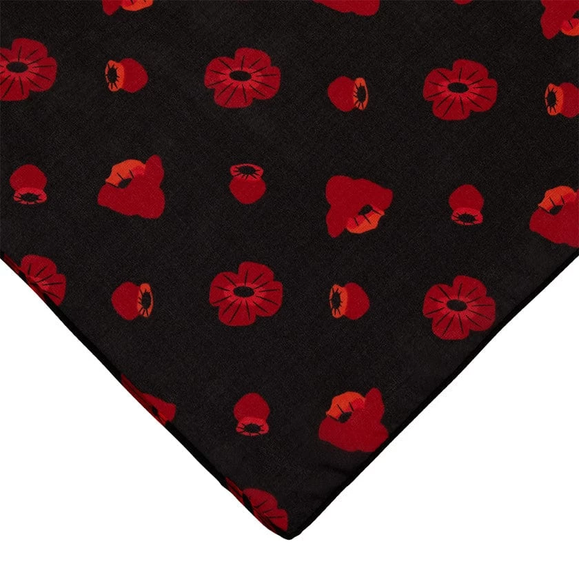 Remembrance Poppy Large Neck Scarf 5 Remembrance Poppy Large Neck Scarf - Image 3