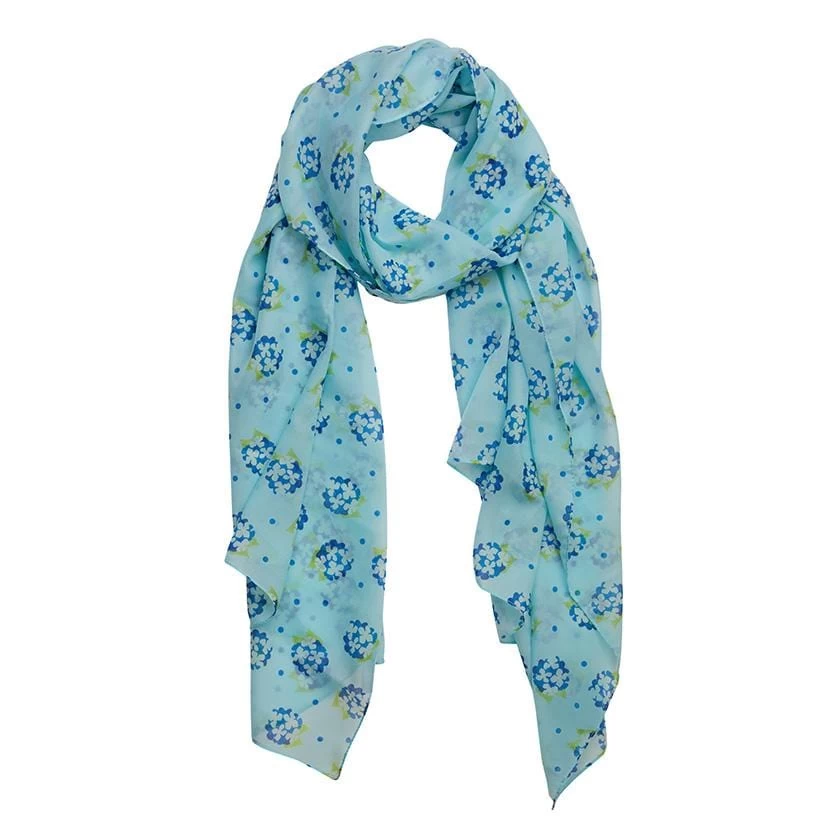 Heartfelt Hydrangea Neck Large Neck Scarf 3 Heartfelt Hydrangea Neck Large Neck Scarf