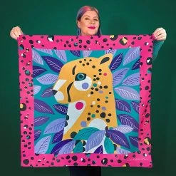 The Choosy Cheetah Square Scarf -Erstwilder sc18da1