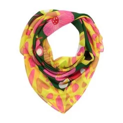 The Genteel Giraffe Square Scarf -Erstwilder sc 0123ak1sq04thegenteelgiraffesquarescarf 2