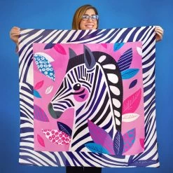 The Zealous Zebra Square Scarf -Erstwilder scb7ec1
