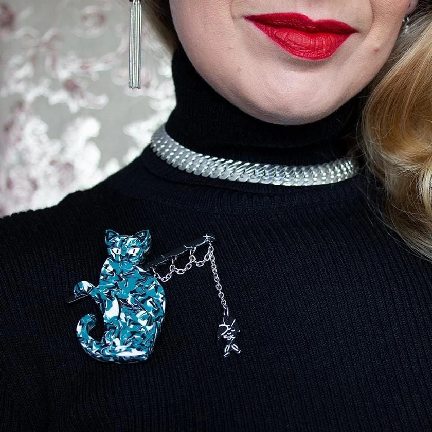 The Famous Fishing Cat Brooch 4 The Famous Fishing Cat Brooch - Image 2