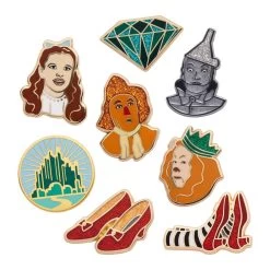 The Wizard Of Oz Enamel Pin Pack - 8 Piece
